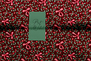 Christmas Mistletoe Seamless Pattern, a Pattern Graphic by SirenaArt (Thumbnail 16 of 16)