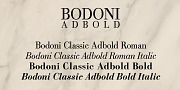 Bodoni Classic Adbold, a Serif Font by Wiescher-Design (Thumbnail 1 of 5)