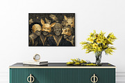 Ancient Africa G& B Wall Art Set, an Illustration by PrintablesByFranklyn (Thumbnail 4 of 7)