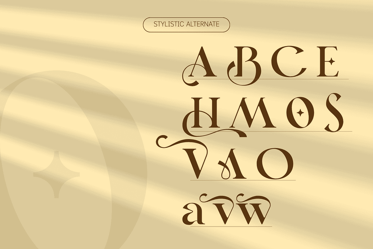 Lavero - Modern Ligatures Font, a Serif Font by Nirmana Visual (Photo 6 of 8)