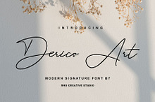 Derico Art - Modern Signature Font