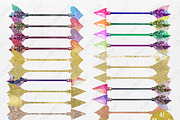 Watercolor Tribal Arrow Graphic Set, an Illustration by ClipartBrat Graphics (Thumbnail 3 of 4)