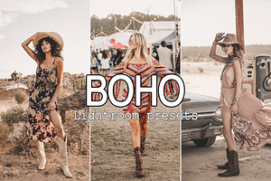10 Boho Lifestyle Lightroom Presets, a Preset Add-On by Presets by Yevhen