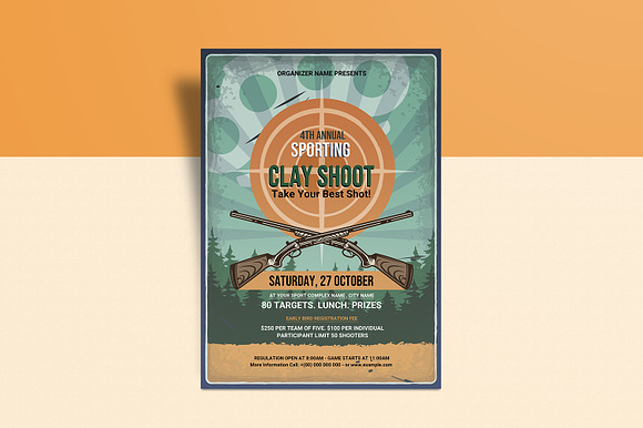 Clay Shooting Competition Flyers preview 6
