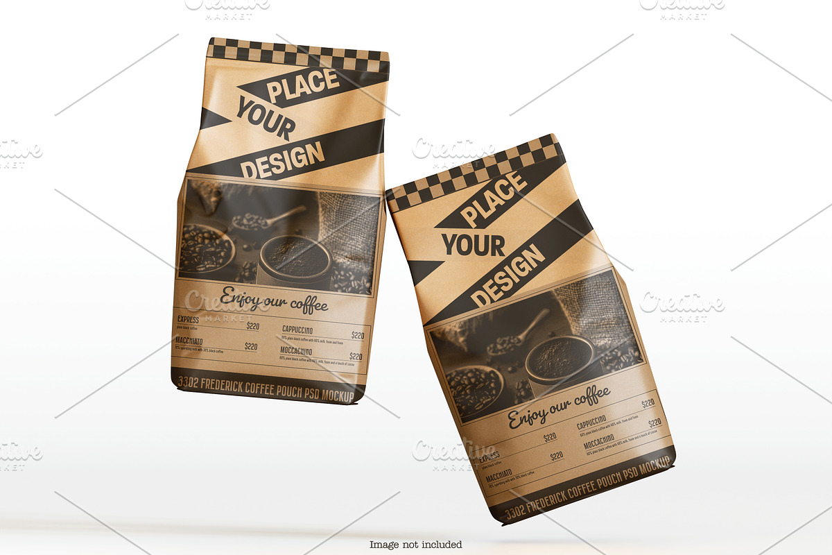 Coffee Pouch Mockup Bundles, a Packaging Mockup by Ambo Ampeng (Photo 16 of 22)