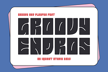 Groovy Endros - Typeface Font