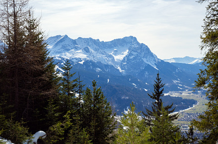 Spectacular snow-capped mountains