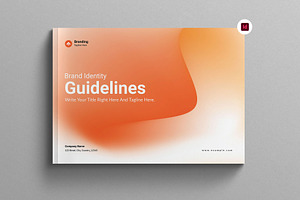 Brand Guidelines Template Landscape, a Brochure Template by Work-Envance