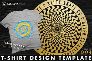 T-Shirt Design Template 004