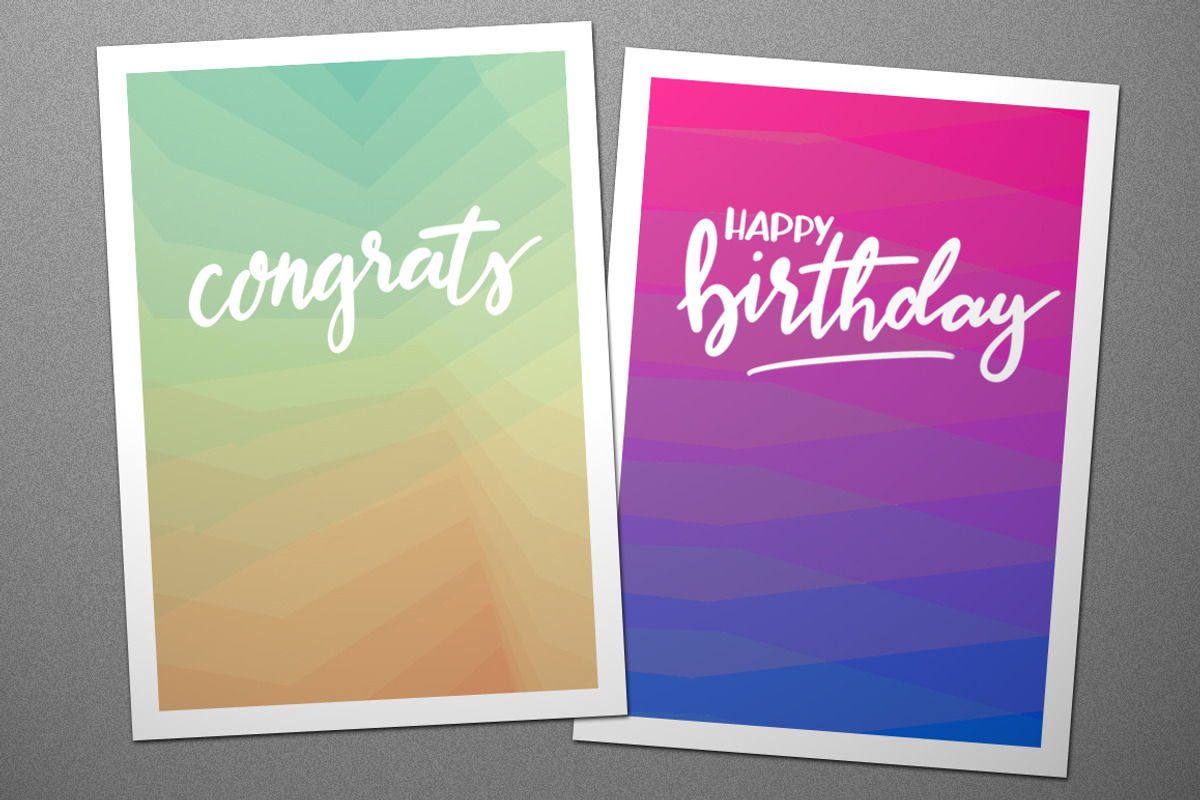 Geometric Gradient Backgrounds, a Pattern Graphic by Haynie Design Co. (Photo 3 of 4)