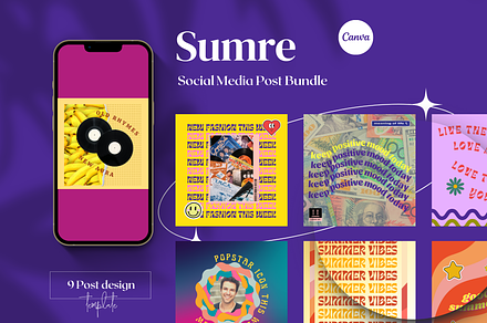 Sumre - Instagram Post Canva, a Social Media Template by Ibrahima_Studio