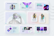 Neumorphic Style 2021 Powerpoint, a Presentation Template by Brandearth RRGraph (Thumbnail 16 of 30)