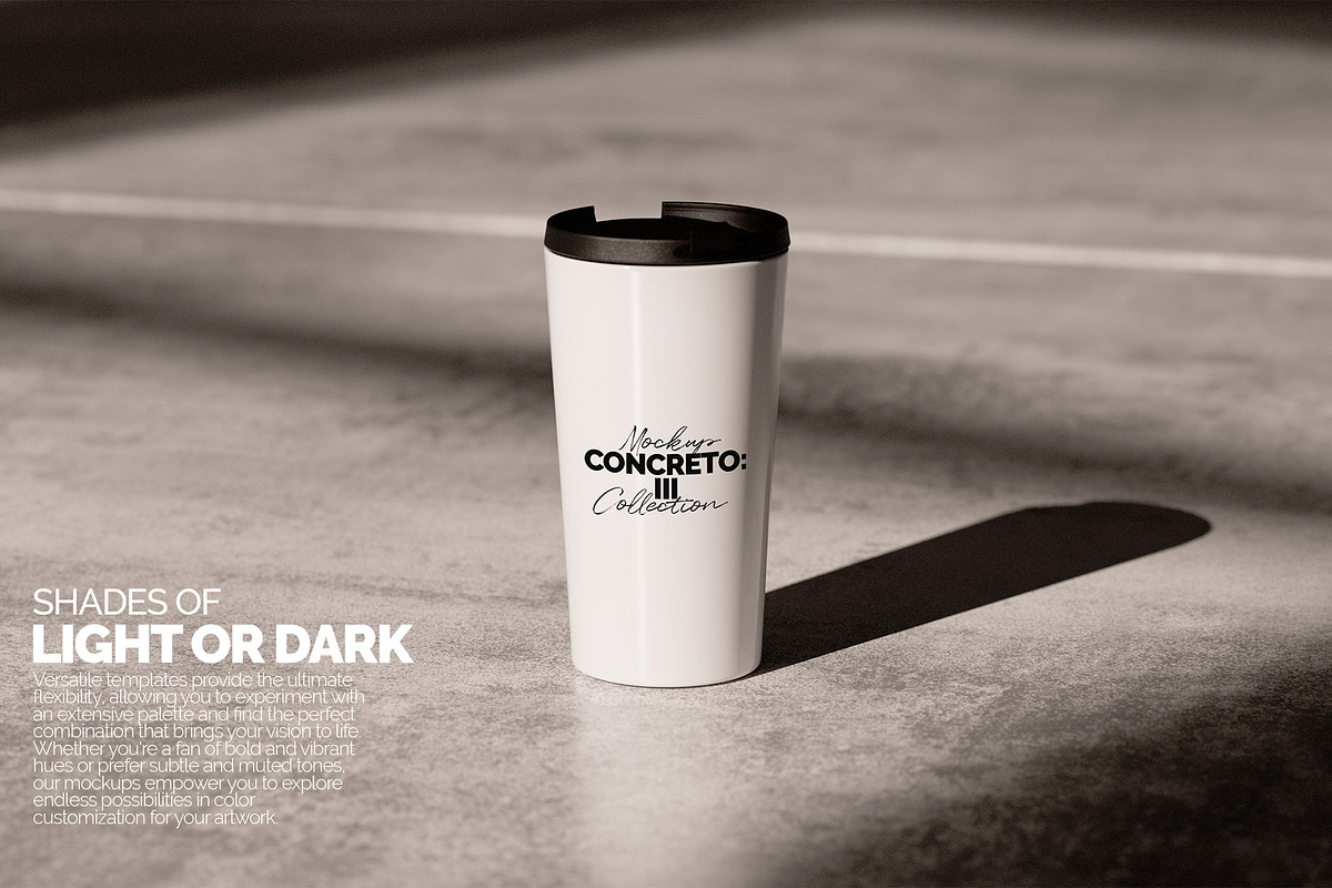 White Cone Tumbler Mockup, a Merchandise Mockup by Banana Mockups (Photo 3 of 5)