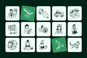 Animated Medical Doodles Set, an Outline Icon by Vectors Market (Thumbnail 4 of 5)