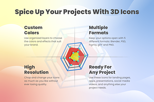 3D Infographic Icons