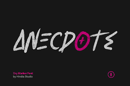 Anecdote, a Script Font by Hindia Studio