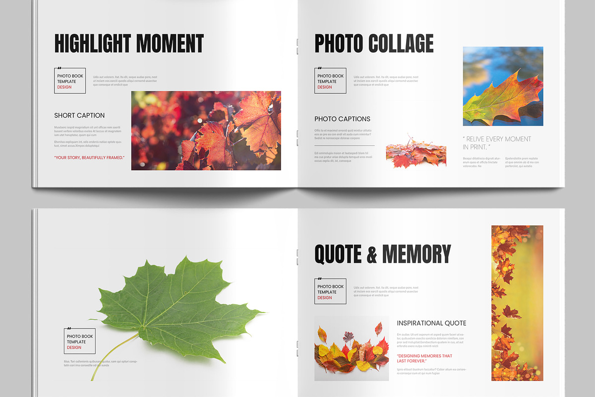 Photo Book for Photography Portfolio, a Brochure Template by MightyDesign (Photo 4 of 8)