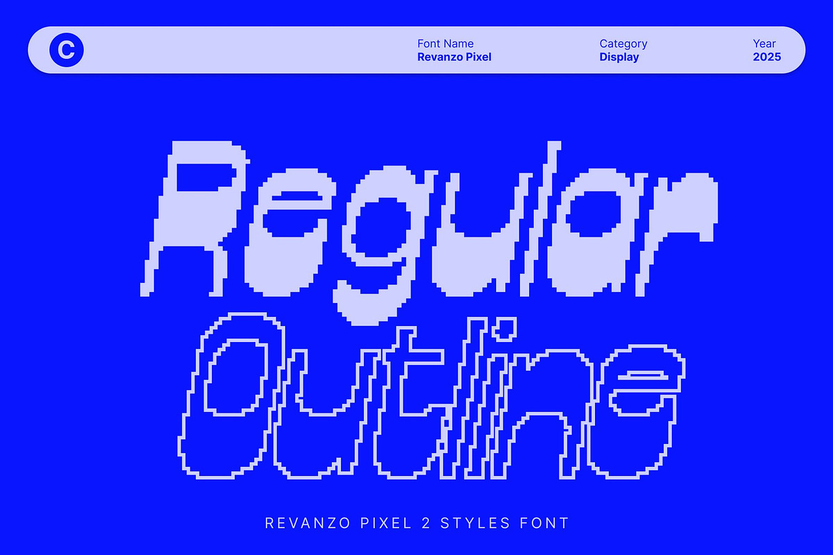Revanzo Pixel, a Sans Serif Font by Craft Supply Co. (Photo 3 of 8)