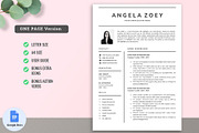 Google Docs Resume Template 02, a Resume Template by GResume (Thumbnail 2 of 8)
