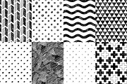 Hipster doodle set + 24 patterns, a Pattern Graphic by artnLera (Thumbnail 5 of 5)