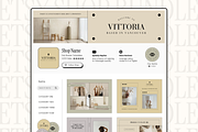 Etsy Shop Kit Branding Templates, a Branding & Logo Template by Branding Babe Co. (Thumbnail 1 of 7)