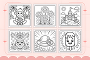 Bold and Easy Summer Coloring Book, a Seasonal Illustration by Ink Gallery (Thumbnail 3 of 4)