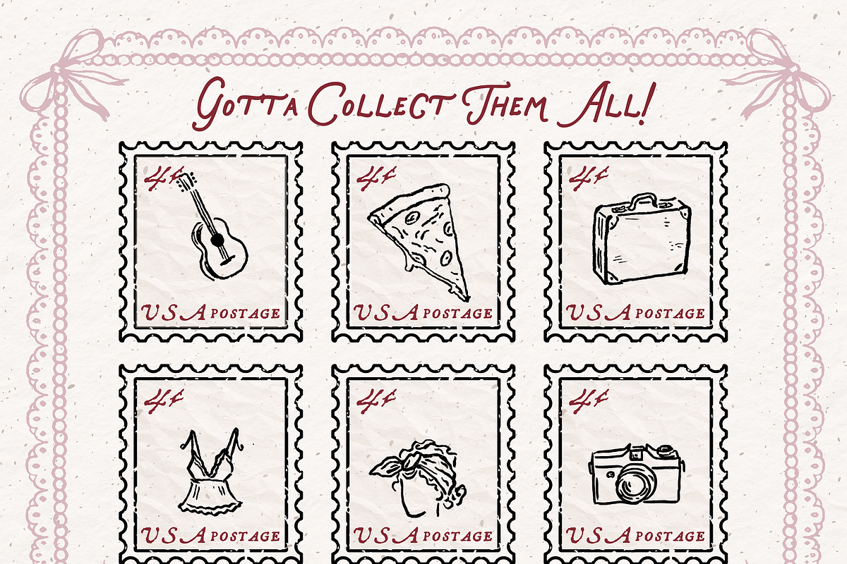 Vintage Summer Clipart, Beach Set, an Object Illustration by The October Creative (Photo 6 of 6)