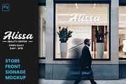 Store Front Signage  Mockup, an Advertising Mockup by Nahar_std (Thumbnail 1 of 2)