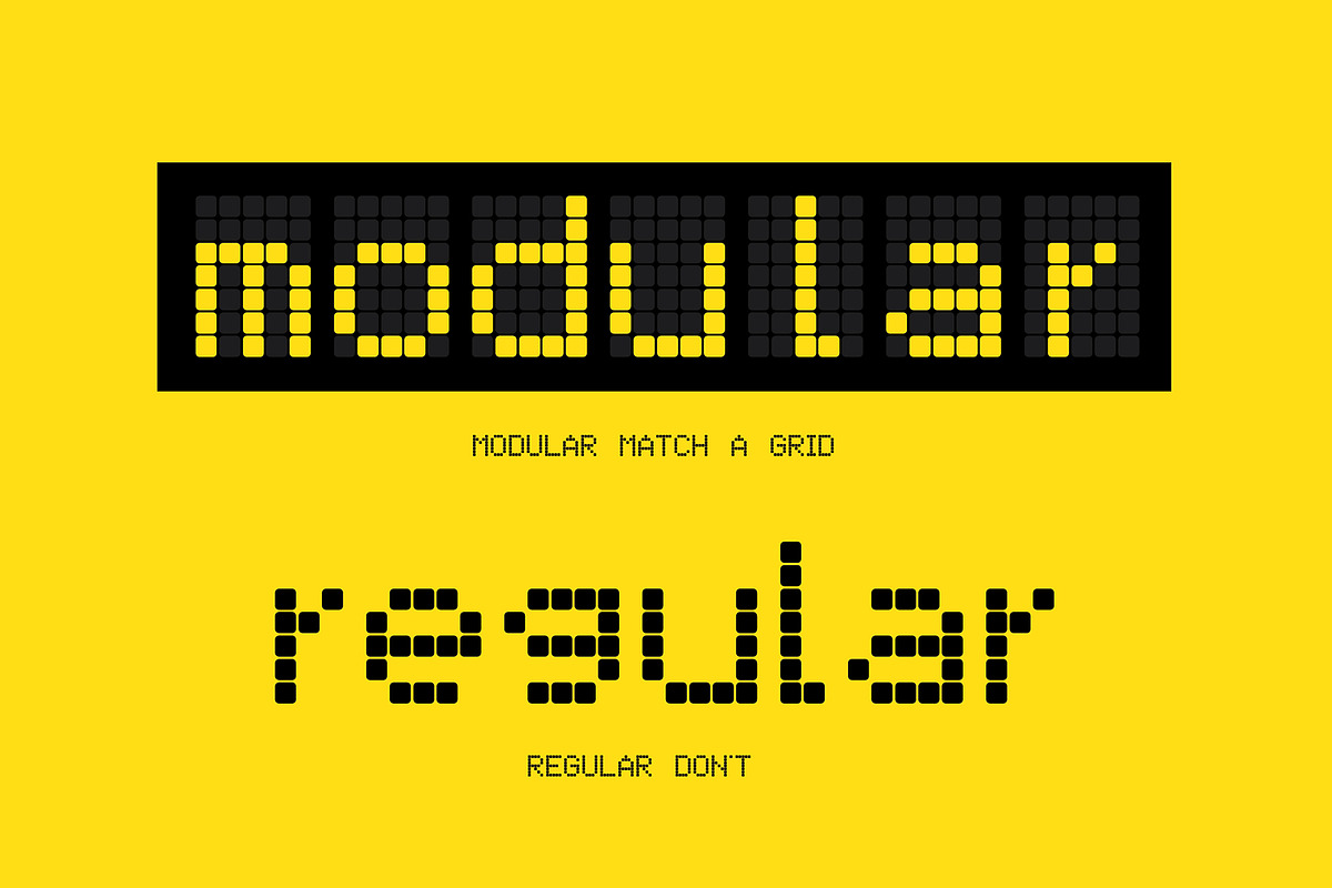 Ruled By Bytes Typeface preview 2