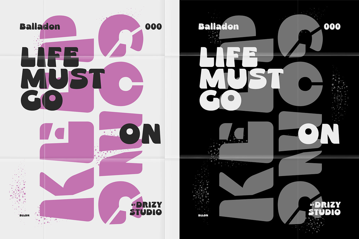 Balladon, a Font by Drizy (Photo 2 of 9)