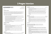 ATS Resume Template / CV Word, a Resume Template by Anjum Ilyas (Thumbnail 4 of 7)