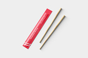 Chopsticks Mockups, a Packaging Mockup by artimasa (Thumbnail 4 of 6)