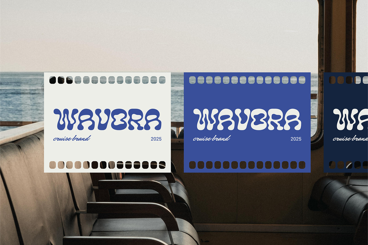 Waveloop - Wavy Display Font, a Font by Studio Moara