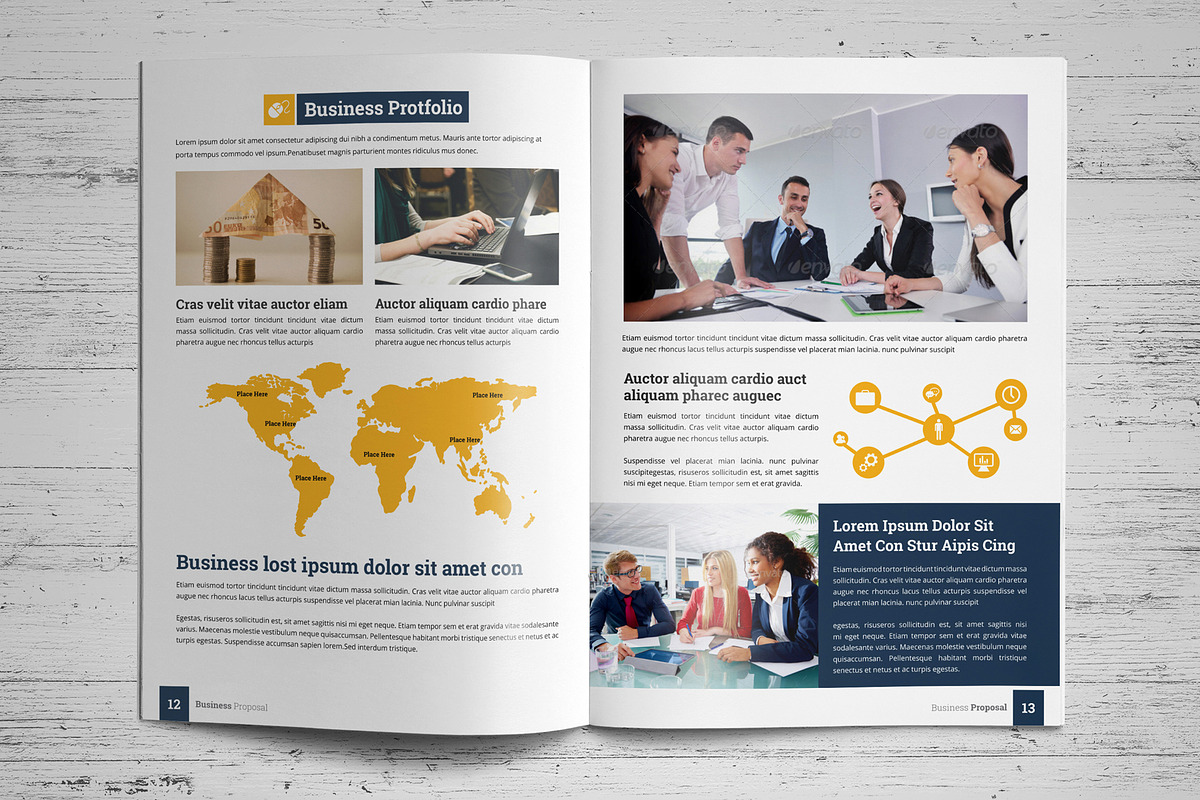 Business Proposal Template V2, a Brochure Template by JanySultana (Photo 7 of 14)