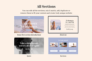 Yoga Coach Rachelle Website Template, a Websites & App Template by Eden Origin Studio (Thumbnail 7 of 11)
