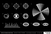 Retro Futurism Shape Pack 70+ Vector, a Technology Illustration by Invisual Studio (Thumbnail 3 of 11)