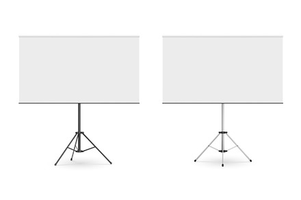 Black tripod with whiteboard for, an Education Illustration by art PVP - market