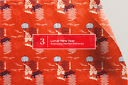 3 Repeating Lunar New Year Patterns, a Pattern Graphic by CC CREATIVE CO (Thumbnail 7 of 10)