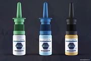 Nasal Spray Bottle Mockup, a Packaging Mockup by idesignstudio (Thumbnail 4 of 6)