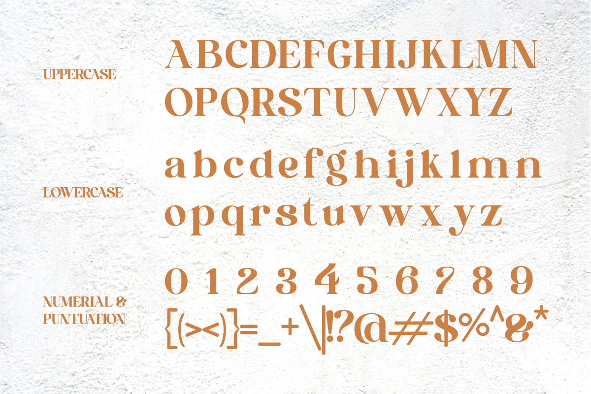 Mobigail - Modern Retro Stylish, a Serif Font by Qweera Studio (Photo 12 of 12)