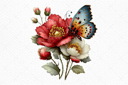 Whimsical Spring Butterfly Clipart, an Illustration by Craft Nest (Thumbnail 10 of 11)