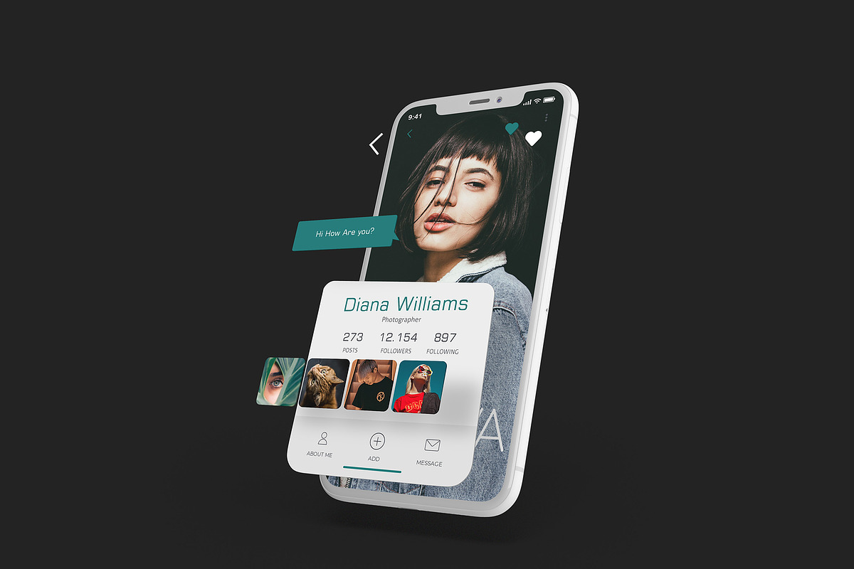iPhone X Multilayer Mockup #3, an iPhone Mockup by Seven Lights (Photo 4 of 5)