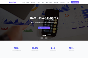 NexusHub - SaaS HTML Template, a HTML Template by FlyTemplates.com