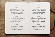 Quaderno Bianco Family, a Handwritten Font by Monofonts (Thumbnail 3 of 7)
