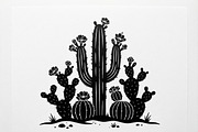 60 Desert Cactus Floral Silhouette, a Seasonal Illustration by Amazin_art (Thumbnail 11 of 34)