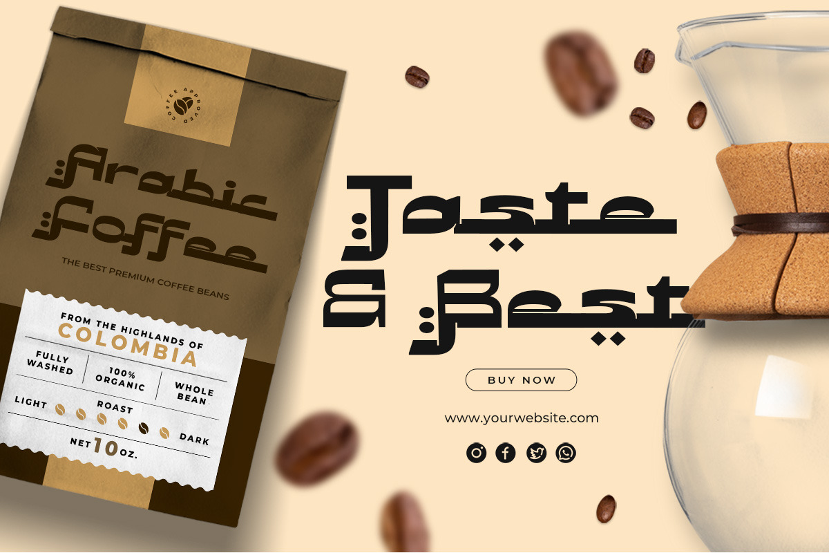 Sabily - An Arabic Style Typeface, a Handwritten Font by Afkari Studio (Photo 12 of 12)