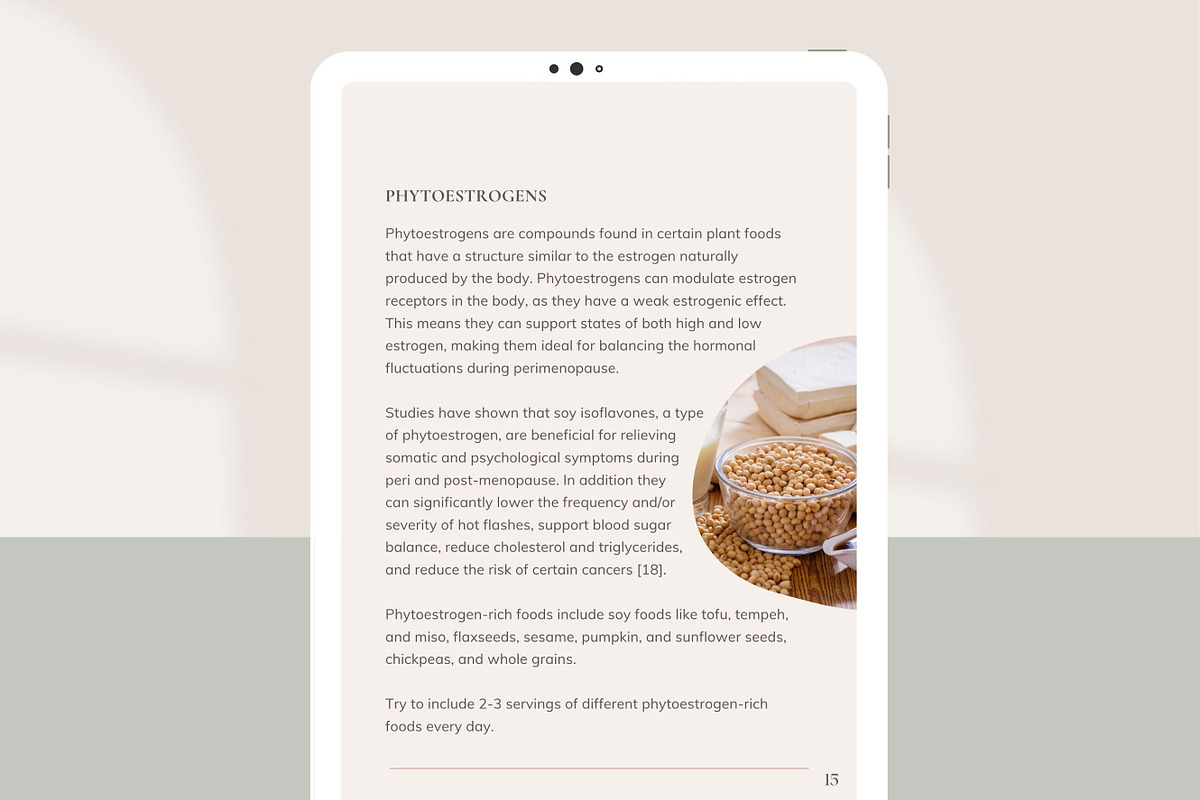 Perimenopause Ebook Canva Template, a Presentation Template by Naturopath Hub (Photo 8 of 9)