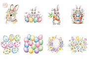 Easter Bunny PNG Clipart Cute Pastel, an Animal Illustration by KennedyStudio (Thumbnail 2 of 5)