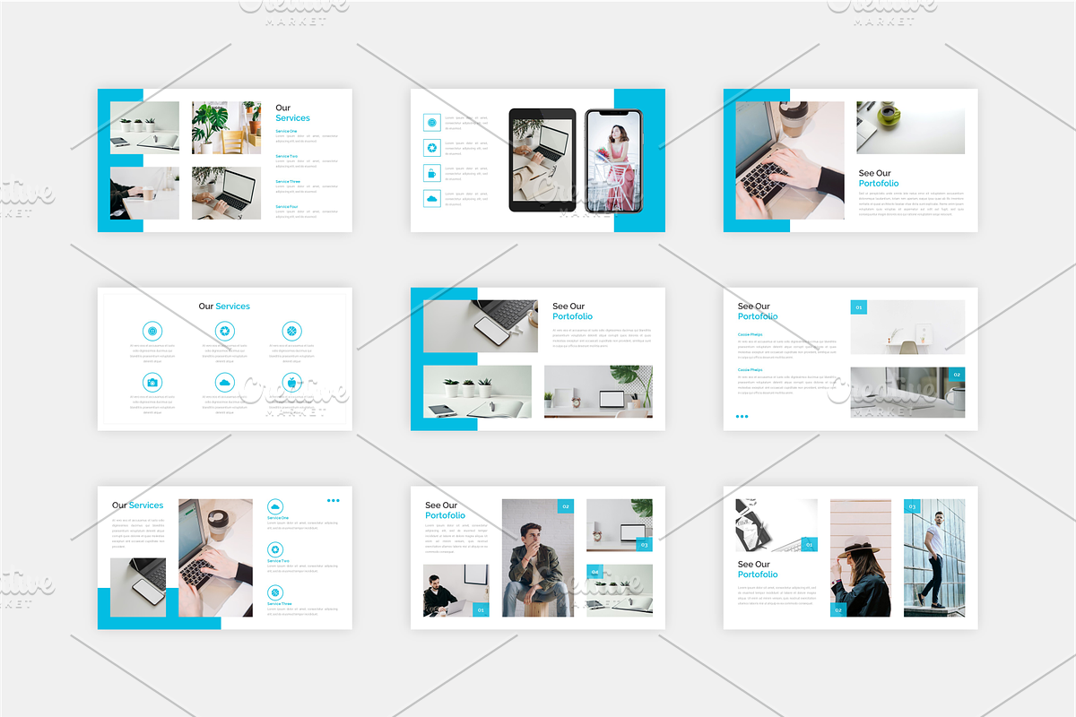 Minimalist Presentation Bundle, a Presentation Template by Artiveko (Photo 4 of 4)