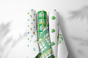 Crayon Botanical Seamless Patterns, a Pattern Graphic by Lucyinyourheart (Thumbnail 6 of 10)